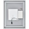 Bathroom Vanity LED Lighted Mirror-(Horizontal/Vertical with double bond)-36*28in