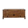 Rustic Single Drawer Mango Wood Coffee Table with Lift Top Storage & Compartments, Brown