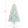 6ft Artificial Christmas Tree with 300 LED Lights and 600 Bendable Branches,Christmas Tree Holiday Decoration, Xmas Tree Christmas Decorations