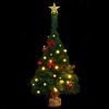 Artificial Christmas Tree with Baubles and LEDs Green 2 ft