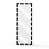 Hollywood Full Length Mirror with Lights Full Body Vanity Mirror with 3 Color Modes Lighted Standing Floor Mirror for Dressing Room Bedroom Wall Mount