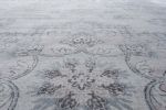 Calanthe Gray, Blush, Blue, Ivory Viscose Area Rug 5x8