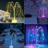 2PCS  Lighted Willow Tree for Table Decor;  22In Christmas Tabletop Tree with Color Changing Fairy Lights;  White Tree Weeping Willow Bonsai Lit Tree