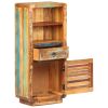 Highboard 17.7"x12.6"x43.3" Solid Reclaimed Wood