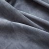 Blackout Curtains with Rings 2 pcs Anthracite 54"x84" Velvet