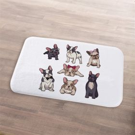 Cartoon Cartoon Puppy Bathroom Non-slip Floor Mat Household (Option: 2style-40x60cm)