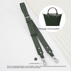 Short Handle Perforated Shoulder Strap (Option: Forest green-Adjustable 79to108cm)