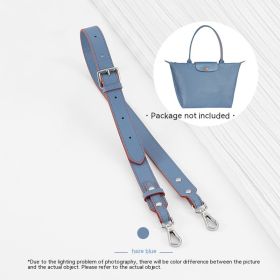 Short Handle Perforated Shoulder Strap (Option: Blue haze blue-Adjustable 79to108cm)