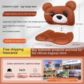 Waist Support Seat Cushions Office Sitting For A Long Time Not Tired Artifact Dormitory Back Cushion Chair Cushion Seat Cushion (Option: Children's Big Bear)