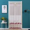 Double Yarn Lace Gauze Door Curtain Over The Door Anti-mosquito Living Room Bedroom Bathroom Universal Partition Home Decoration