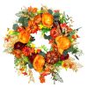 Artificial Fall Wreath Lifelike Decorative Wreaths