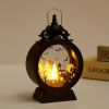 Vintage LED Halloween Candle Lantern Halloween Lantern,Mini Lantern Decorative Lights Vintage Hanging LED Small Candle Lanterns Gifts For Indoor,Outdo