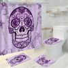 Halloween Shower Curtain Sets Waterproof Bathroom Decor