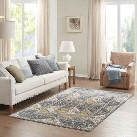 Dakota Tiled Border Area Rug (Color: as Pic)