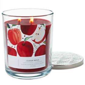 Perfect Present Indoor/Outdoor Home Decor 3-Wick 16 oz Jar Candle (Type: Apple, Color: As pic show)