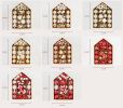 Christmas Balls House Set Christmas Decoration Hand Painted Christmas Balls Christmas Hangings