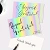 50pcs Thank You Cards - Perfect for Small Business, Weddings, Gifts, Christmas, Graduation & Baby Showers!