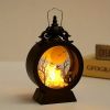 Vintage LED Halloween Candle Lantern Halloween Lantern,Mini Lantern Decorative Lights Vintage Hanging LED Small Candle Lanterns Gifts For Indoor,Outdo