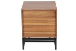 Natural Rattan door nightstand, storage End Table, Accent Bedside Table for Bedroom, Living Room