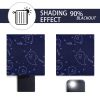 Muwago Ghost Demon Dark Blue Blackout Curtains Luminous Glow in The Dark Themed Grommet Thermal Insulated Curtains Bedroom and Living Room Window Trea