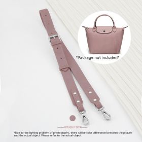 Short Handle Perforated Shoulder Strap (Option: Antique pink-Adjustable 79to108cm)