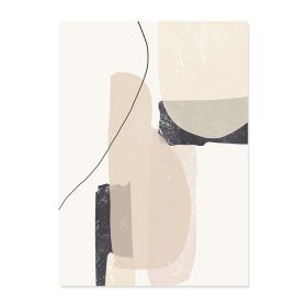 Bohemian Marble Texture Lines Canvas Painting (Option: B-21x 30cm)